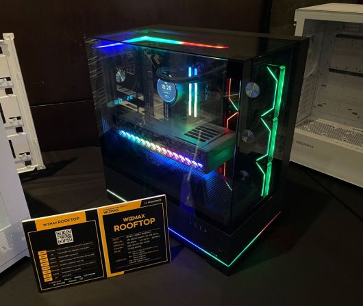 3면이 강화유리로 구성된 '위즈맥스 루프탑'