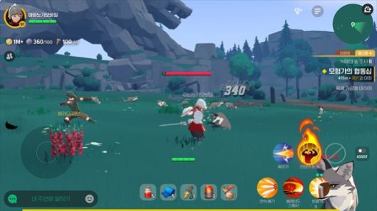 모바일의 특성을 살려 새롭게 전투를 디자인했다