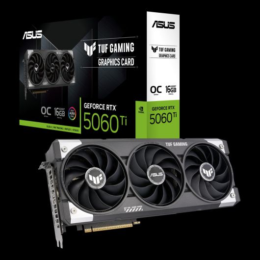 ASUS TUF Gaming 지포스 RTX 5060 Ti 시리즈. (이미지 출처 : 에이수스 제공)