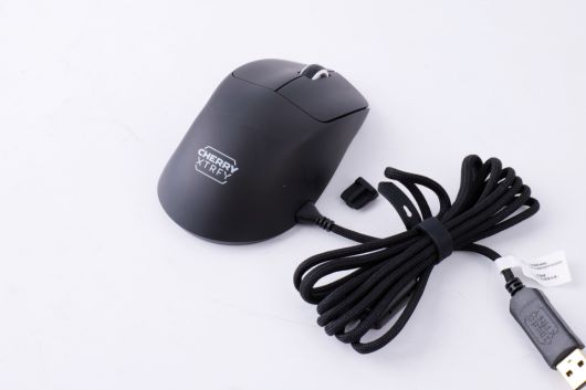 충전 단자는 마우스 오른쪽에 있다.