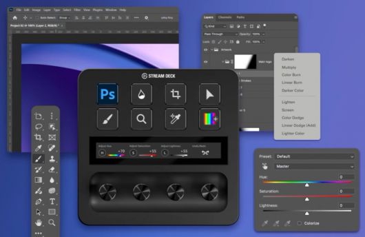어도비 포토샵 작업 모습.  사진=디지털포스트