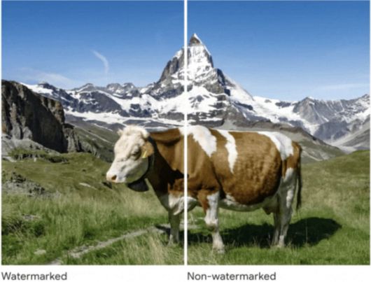 구글 딥마인드의 'SynthID'가 적용된 이미지 [사진=구글]