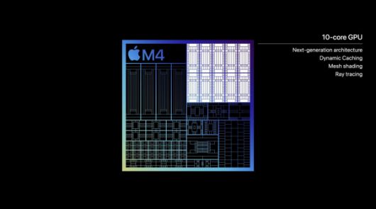 애플의 M4 GPU.  사진=애플