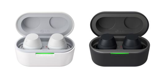 엑스붐 버즈 플러스 화이트(좌), 블랙(우). (이미지 출처: LG전자 뉴스룸 제공)
