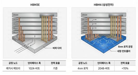 삼성전자 HBM4 로직 공정.