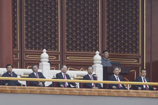 시진핑 중국 국가주석이 중국 베이징에서 열린 중국 공산당 창건 100주년 기념식에서 연설하고 있다. 〈사진=신화 연합뉴스〉