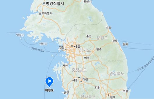 전북 군산 어청도.〈사진=네이버 지도〉