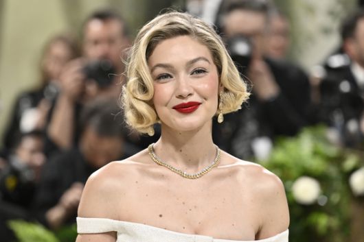 Gigi Hadid attends The Metropolitan Museum of Art's Costume Institute benefit gala celebrating the opening of the "Sleeping Beauties: Reawakening Fashion" exhibition on Monday, May 6, 2024, in New York. (Photo by Evan Agostini/Invision/AP) 050624130378, 21334631, 〈저작권자(c) 연합뉴스, 무단 전재-재배포, AI 학습 및 활용 금지〉