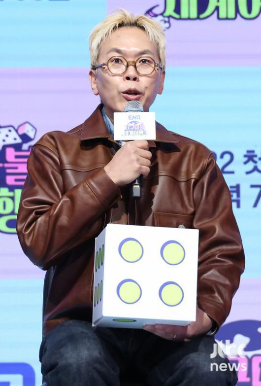 20일 오전 서울 마포구 쇼킹케이팝센터에서 ENA '지구마불 세계여행3'?제작발표회가 열렸다. 김태호, 김훈범 PD, 빠니보틀, 원지, 곽튜브가 참석했다. 박세완 엔터뉴스팀 기자 park.sewan@jtbc.co.kr