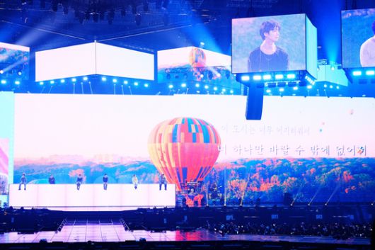 10주년 공연을 연 그룹 몬스타엑스. 사진제공=스타쉽엔터테인먼트