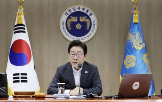 이재명 대통령이 22일 서울 용산 대통령실 청사에서 열린 국무회의에서 발언하고 있다. 〈사진=연합뉴스〉