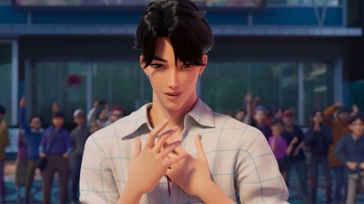 넷플릭스 '케이팝 데몬 헌터스'에서 안효섭이 목소리 연기한 진우. 넷플릭스 제공.