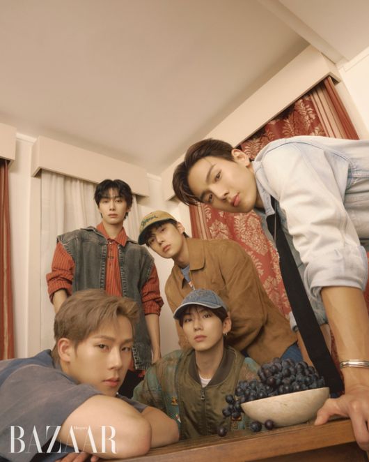 그룹 몬스타엑스. 하퍼스 바자 코리아 제공.