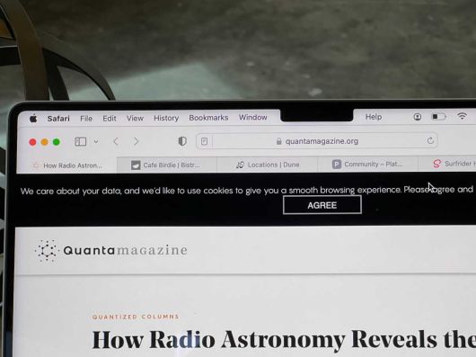 노치와 겹쳐 표시되는 메뉴 바. ⓒ IDG