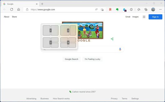 스냅 레이아웃 ⓒ IDG