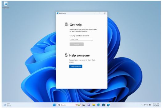 마이크로소프트는 윈도우 11의 퀵 어시스트 기능을 강화하고 있다. ⓒ Microsoft