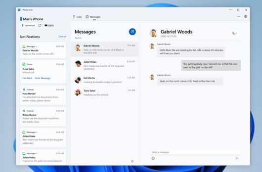 iOS에 대해 제공하는 기능은 많지 않다. ⓒ Microsoft