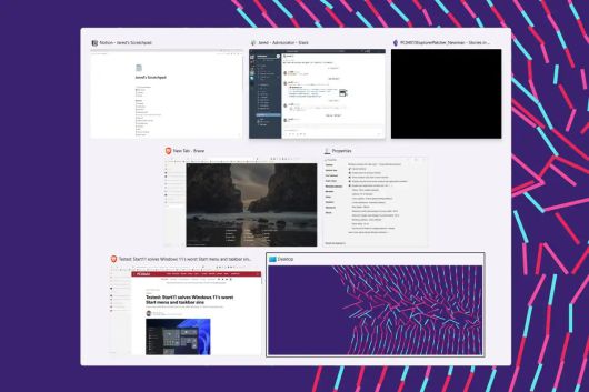 익스플로러 패처의 '간단한 창 전환기'는 사용자 정의가 가능하다. ⓒJared Newman / Foundry