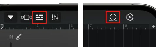 왼쪽이 트랙 버튼, 오른쪽이 루프 브라우저 버튼이다. ⓒ IDG