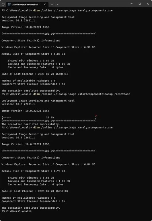 <화면 3> 이미 잘 정리된 PC에서 실행해도 추가 공간을 회수할 수 있다. ⓒ Ed Tittel/IDG