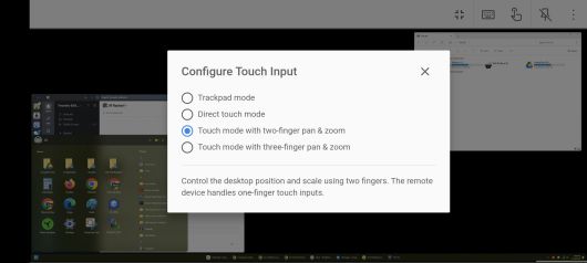PC 전체를 스마트폰에서 손가락으로 움직일 수 있다. (확대하려면 클릭)  ⓒ JR RAPHAEL / IDG