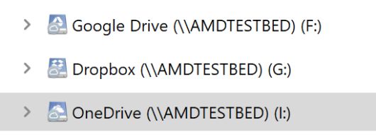 윈도우 탐색기에 마운팅된 마운틴 덕 서비스가 가상 드라이브로 표시된다. ⓒ PCWorld