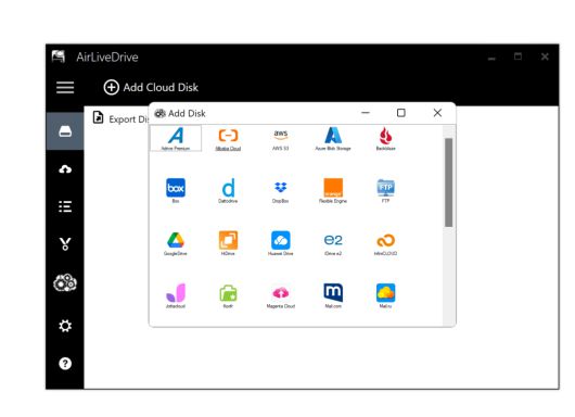 에어 라이브 드라이브 가장 다채로운 연결 정의 대화 상자를 가지고 있으며 일반적으로 사용하기 매우 쉽다. ⓒ PCWorld