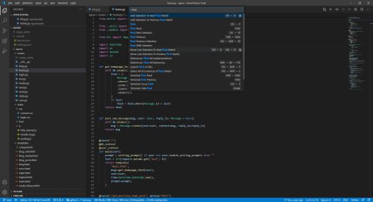 VS 코드 명령 팔레트를 통해 키 바인딩을 포함한 원하는 모든 명령을 검색할 수 있다. ⓒ Foundry