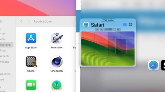 라소를 사용하면 그리드 섹션을 선택해 창 배치 방법을 정의할 수 있다. ⓒ Foundry