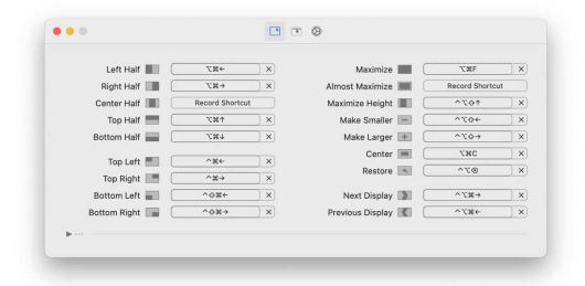 렉탱글은 다양한 기능에 대한 키보드 단축키를 제공한다. ⓒ Ryan Hanson