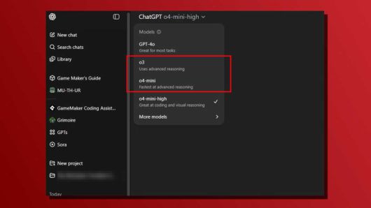예약 작업 기능을 사용하려면 o3 또는 o4-미니 모델에 접근할 수 있어야 한다. 즉, 유료 구독이 필요하다. Jon Martindale / Foundry