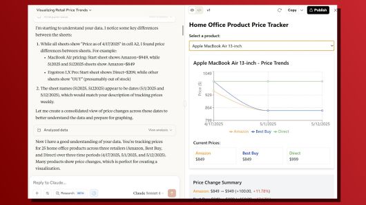 클로드를 활용해 빠르게 만든 데이터 시각화 도구 화면Matt Smith