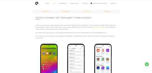 운영체제 /e/OS는 구글 서비스가 완전히 제거된 오픈소스 기반 모바일 운영체제다.Sam Singleton