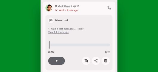 픽셀 10의 테이크 어 메시지는 현대적 음성사서함 대안에 가깝다.JR Raphael, IDG