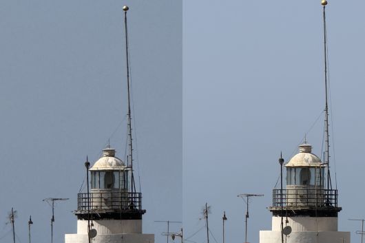 아이폰 16 프로 맥스 촬영본(왼쪽) vs. 아이폰 17 프로 맥스 촬영본(오른쪽)Mahmoud Itani / Foundry