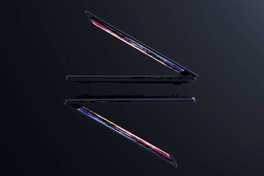 레이저 블레이드 16은 이전 세대 모델보다 훨씬 더 슬림한 디자인을 구현했다.Razer