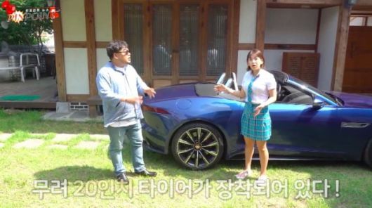 김현수 기자(왼쪽), 개그우먼 장슬기./사진=유튜브 채널 '핀포인트뉴스' 영상 캡처