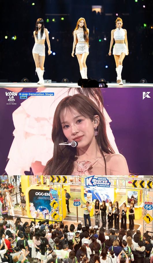 사진=CJ ENM, KCON LA 2025 방송 캡처