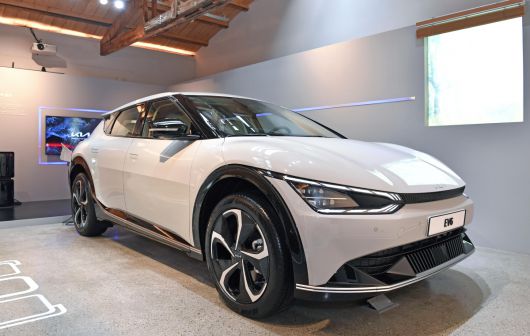 EV6는 현대차그룹의 전기차 전용 플랫폼 ‘E-GMP’를 바탕으로 제작한 기아의 첫 번째 모델이다. (사진제공=기아)