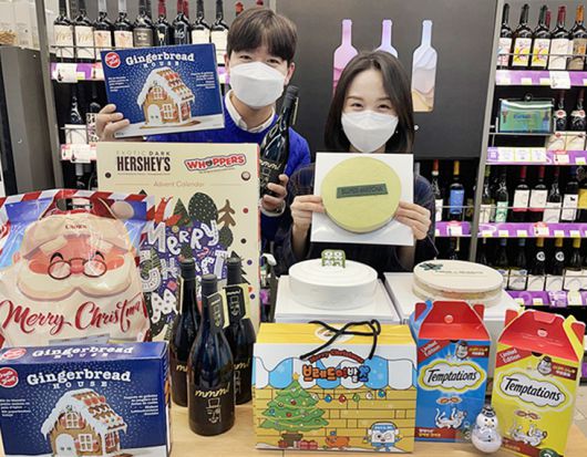 CU가 선보이는 홈파티 상품 라인업.