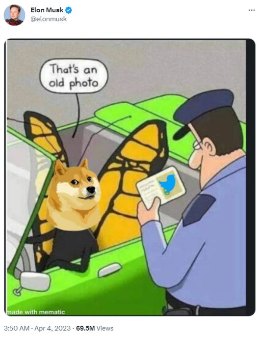 일론 머스크 테슬라 최고경영자(CEO)는 이달 초 트위터의 로고를 도지로 바꾸기도 했다.