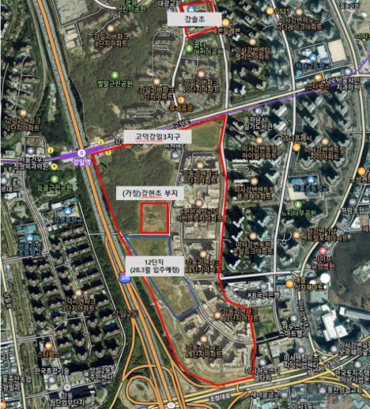 사업예정지 현황도