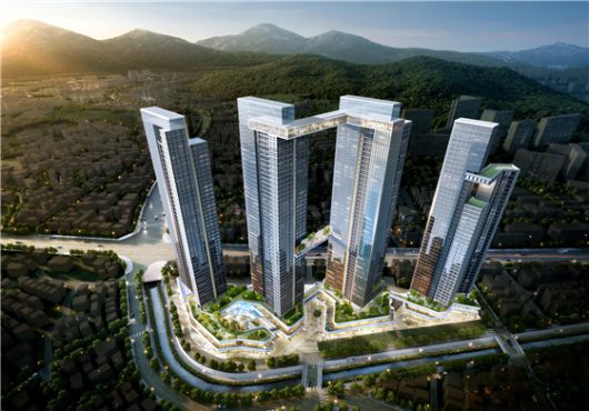 동소문 제2 주택재개발 정비구역 조감도.