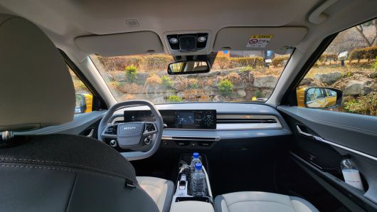 KGM ‘무쏘 EV’ 내부 모습.