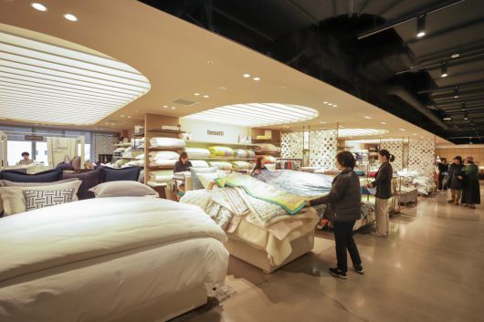 신세계백화점 강남점 내 베딩, 침구 매장