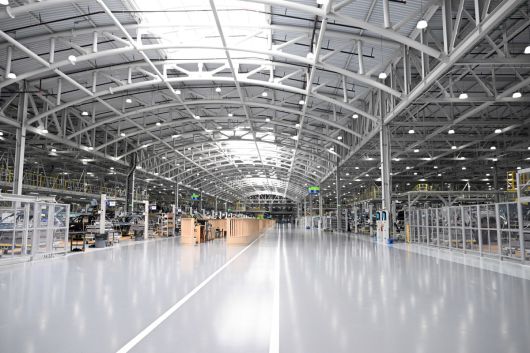 현대차그룹 메타플랜트 아메리카(HMGMA)의장 공장의 모습