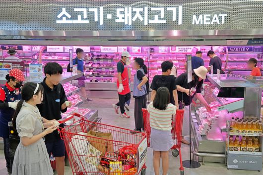 롯데마트 제타플렉스 서울역점 축산 매장