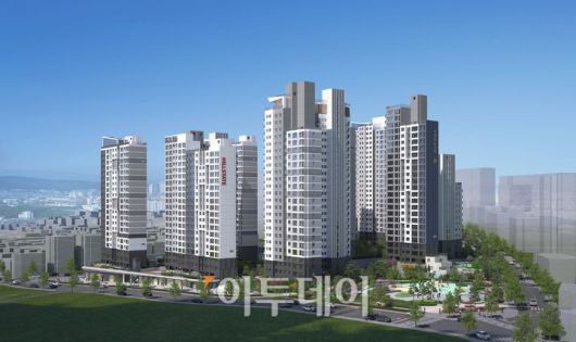 고척 푸르지오 힐스테이트 투시도.