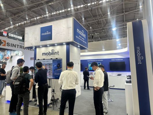 20일(현지시간) 대만 타이베이 난강전시장 ‘컴퓨텍스 2025’에 마련된 모빌린트 전시관.