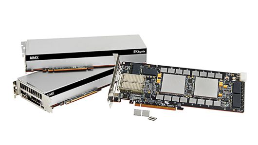 GDDR6-AiM을 여러 개 모아서 개발한 PIM 가속기 카드 AiMX